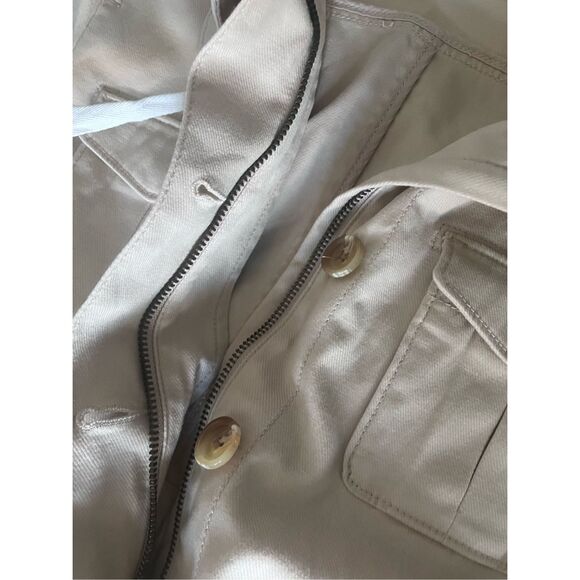 TALBOTS Tan Medium Weight Utility Jacket Size S - Picture 14 of 15